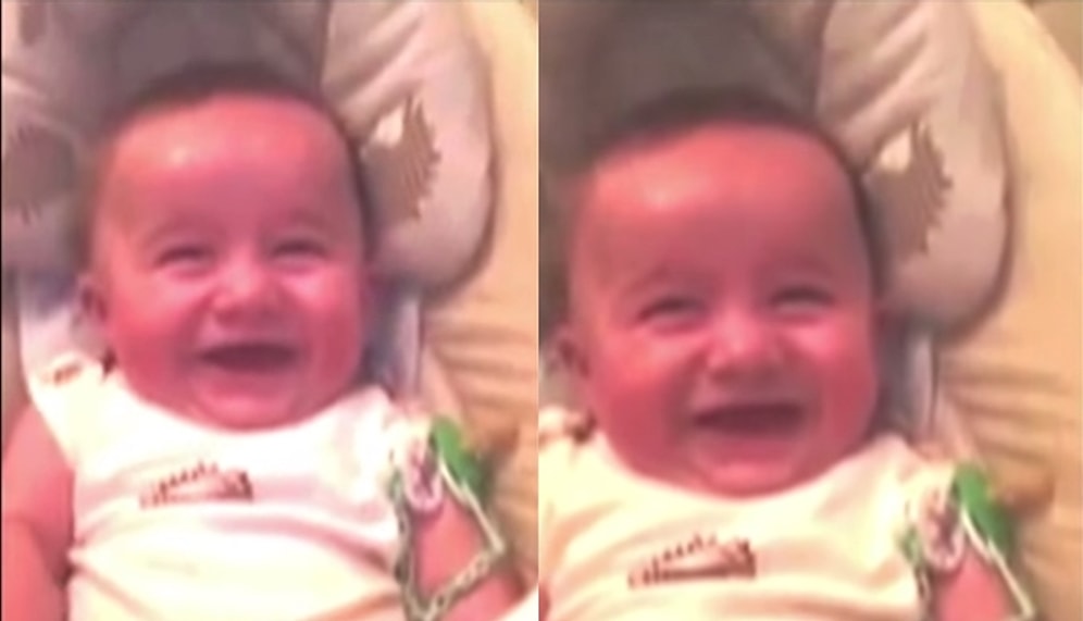 Gülerken Sevimlilik Patlaması Yaşayan Bebek