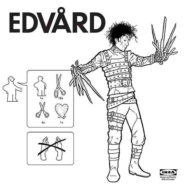 17. Genç kızların sevgilisi Edward Scissorhands artık mağazalarda!