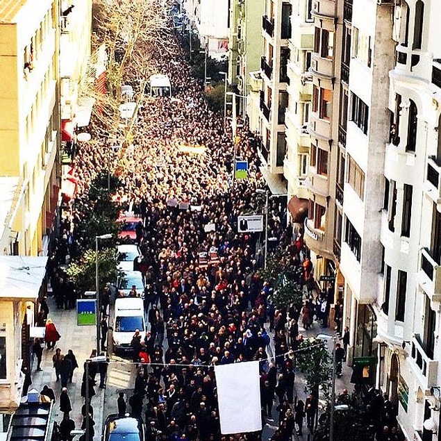 Zincirlikuyu'ya yürüdüler