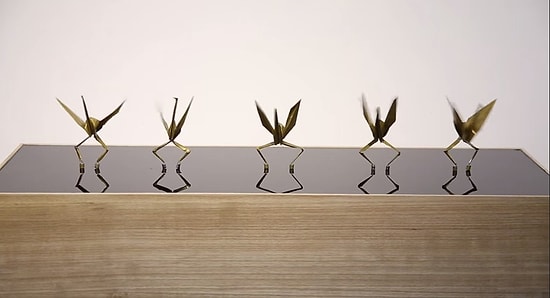Origami Sanatı ile Yaptığı Şekillere Bir Güzel Dans Ettirten Adam