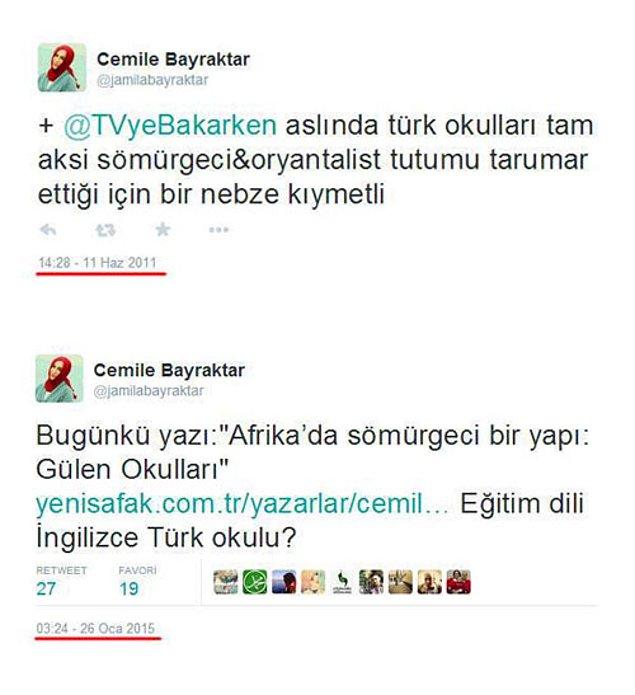 1. Cemile Bayraktar'ın Türk Okulları'yla imtihanı.