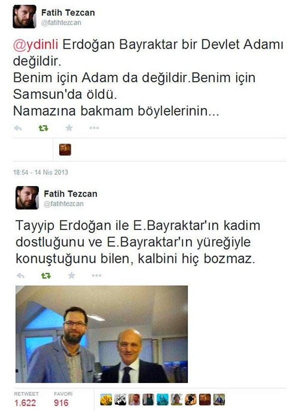 2. Fatih Tezcan'ın Erdoğan Bayraktar'la İmtihanı.