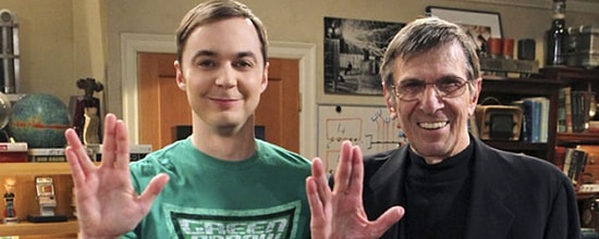 Big Bang Theory'den Leonard Nimoy'a Saygı Duruşu