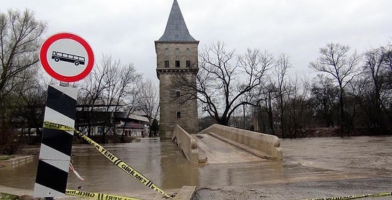 Edirne'de Kırkpınar Alanı Yeniden Sular Altında