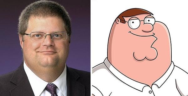 13. "Family Guy" - Peter Griffin