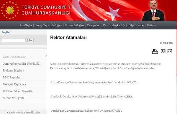 Erdoğan, seçime değil YÖK listesine baktı