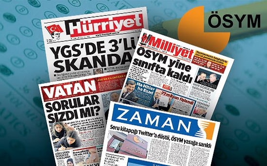 Soruları Paylaşan Bulundu, ÖSYM Gazetecileri Suçladı