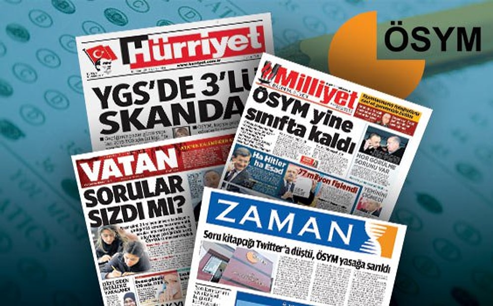 Soruları Paylaşan Bulundu, ÖSYM Gazetecileri Suçladı