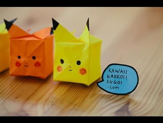 Origami Sanatı ile Pikachu Nasıl Yapılır?