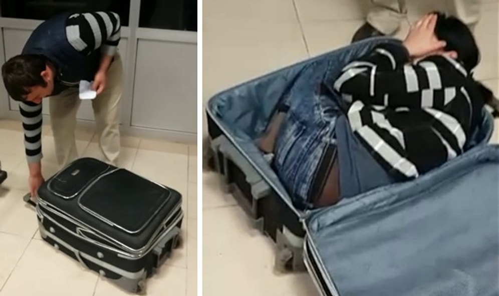 Valiz İçinde Türkiye'ye Girmek İsteyen Gürcü Kadın Böyle Yakalandı