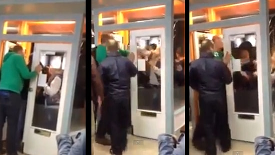 Kendisini Sinirlendiren Kızı Bir Yumrukla Camdan Dışarı Çıkaran Adam