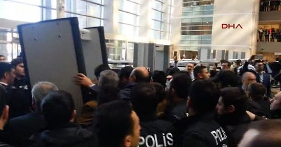 Adalet Sarayı'nda Avukatlara Polis Müdahalesi
