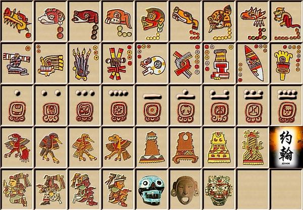 13. Aztek dili "N’ahuatl" hiyeroglif gibi resimlerden oluşmaktaydı.