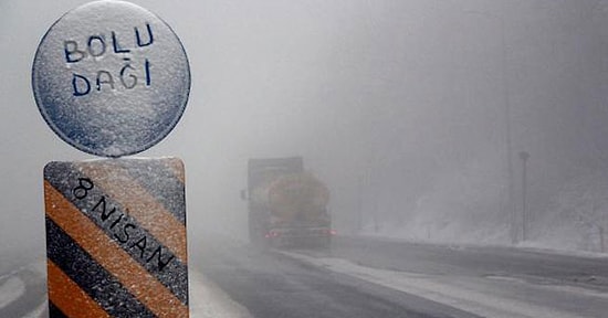 Bolu Dağı'nda Kar ve Sis