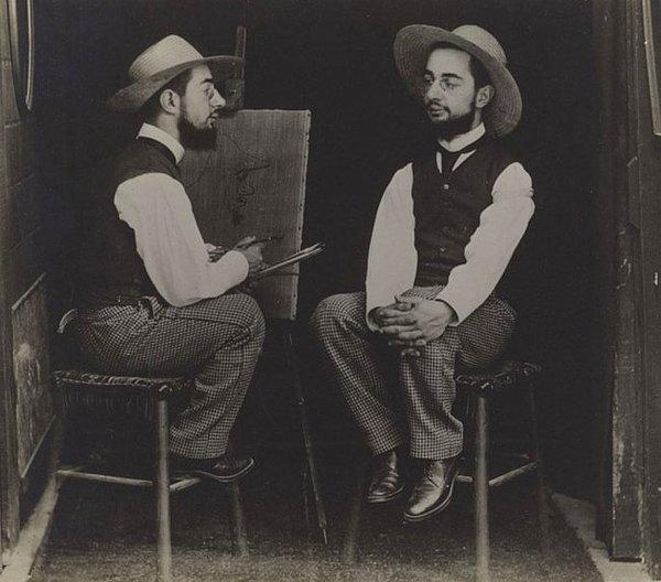 5. Kendi portresini yapan adam, Maurice Guibert, 1900