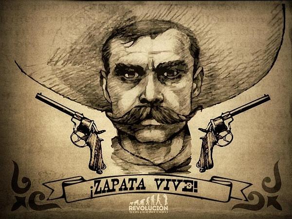 4. Zapata, gösterişli ve zengin görünümü ile her ne kadar toprak sahiplerine yakın bir izlenim uyandırsa da, köyünde saygı duyulan ve hayranlık beslenen biri haline geldi.