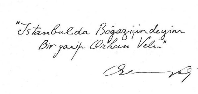 10. Ben Orhan Veli