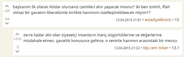 12. 'Aklı olan siyasetçi insanların inançlarına müdahale etmez'