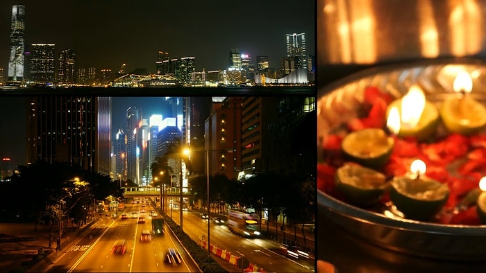 Time Lapse Görüntülerle Singapur ve Hong Kong'un Bir Günü