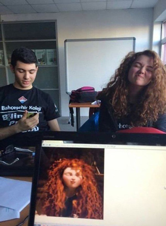 2. Brave filminin Merida'sının tıpkısının aynısının birebiri, o derece