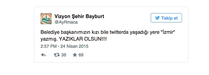 "Vizyon Şehir Bayburt"u Tanımlayan En Bomba 21 Tweet