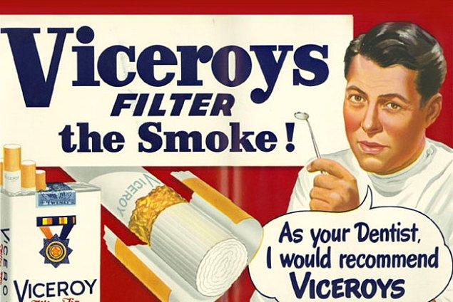 7. 1900'lü yılların başında sigara şirketleri doktor önerilerinin yer aldığı reklamlar yapıyordu.