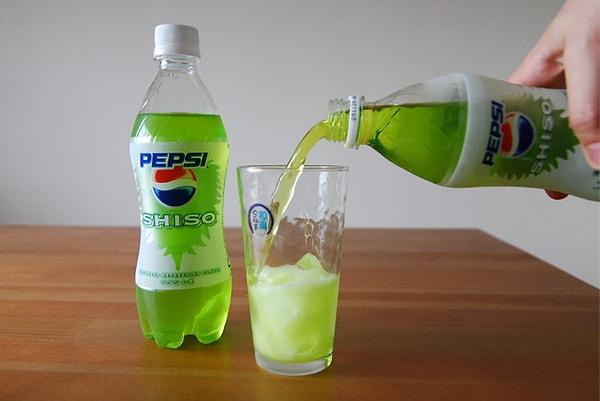 13. Pepsi Shiso, Yeşil shisolu (Japonya)