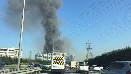 İstanbul'da Korkutan Yangın