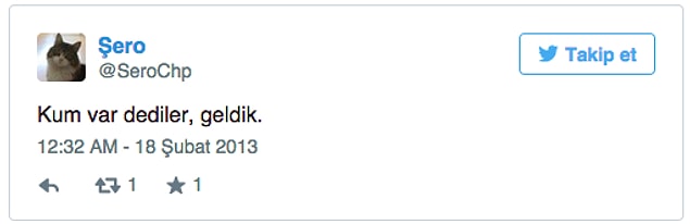 Bu tweet ile sosyal medyaya giriş yapmıştı