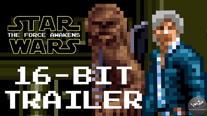 16 Bit Olarak Hazırlanmış Star Wars: The Force Awakens Fragmanı