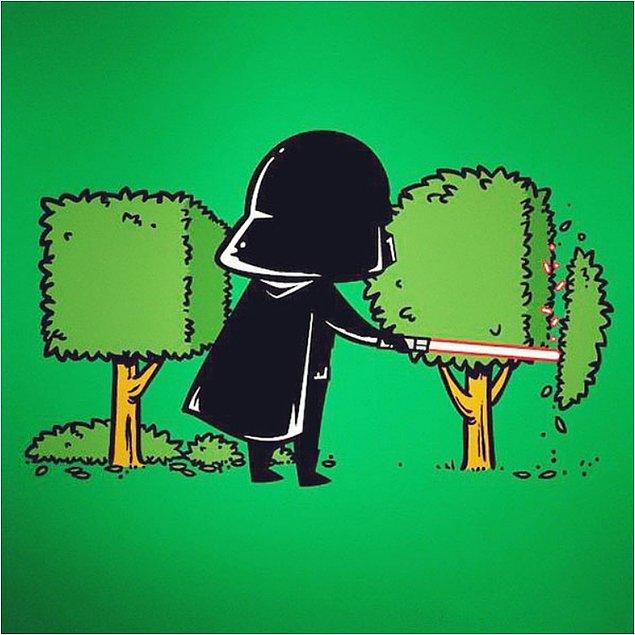 3. Darth Vader - Bahçıvan
