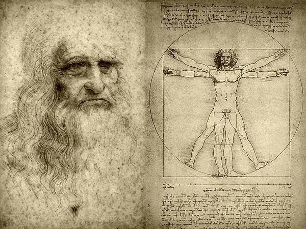 5. Leonardo Da Vinci aynı anda bir eliyle yazı yazıp diğer eliyle resim yapabiliyordu.
