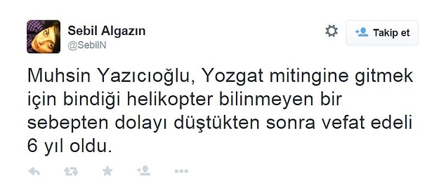 20. Merhum Muhsin Yazıcıoğlu