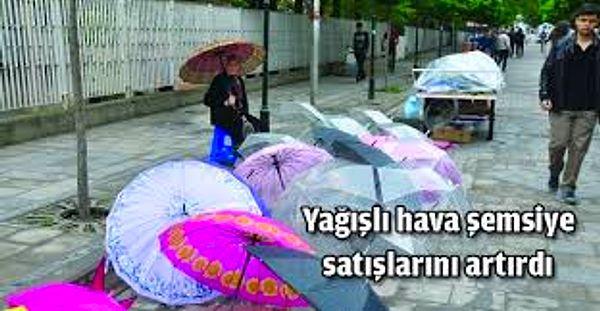 1.Şemsiye Satıcıları