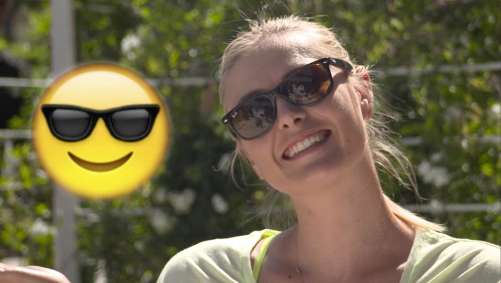 Serena Williams, Maria Sharapova ve Diğer Kadın Tenisçiler Emojileri Canlandırsa