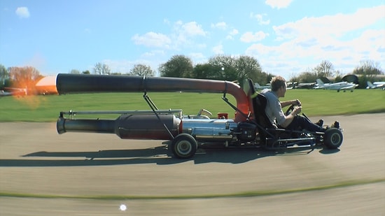 Go Kart Aracına Jet Motoru Takılırsa?