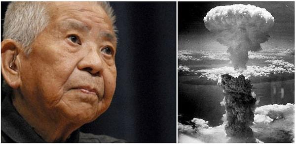 4. Tsutomu Yamaguchi Hiroşima ve Nagazaki atom bombalarından sağ kurtuldu
