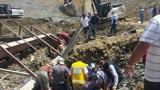 Baraj İnşaatında Göçük