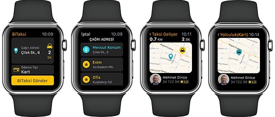 BiTaksi Apple Watch Uygulamasıyla Artık Akıllı Saat Üzerinden de Taksi Çağrılabilecek