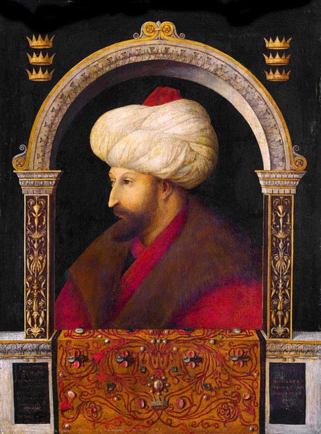 17. Ünlü ressam Bellini’yi İstanbul’a getirtip kendi portresini yaptırdı.