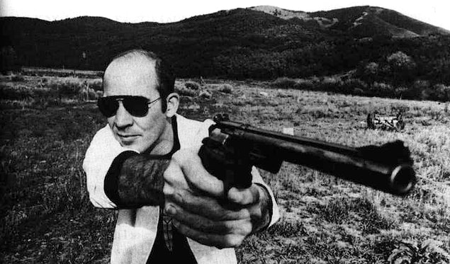 3. Hunter S. Thompson: "Rahatla, acımayacak."