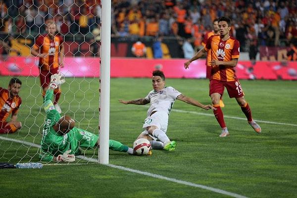İlk Yarı Sona Erdi: Galatasaray 1-1 Bursaspor