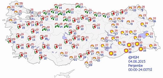 Meteoroloji'den Uyarı: Kuvvetli Yağışlara Dikkat!