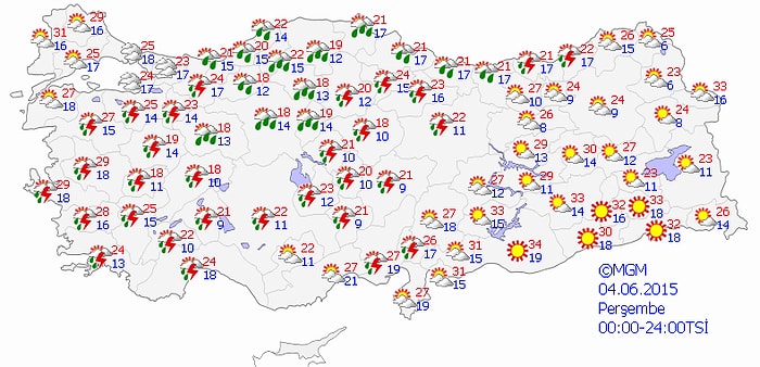 Meteoroloji'den Uyarı: Kuvvetli Yağışlara Dikkat!