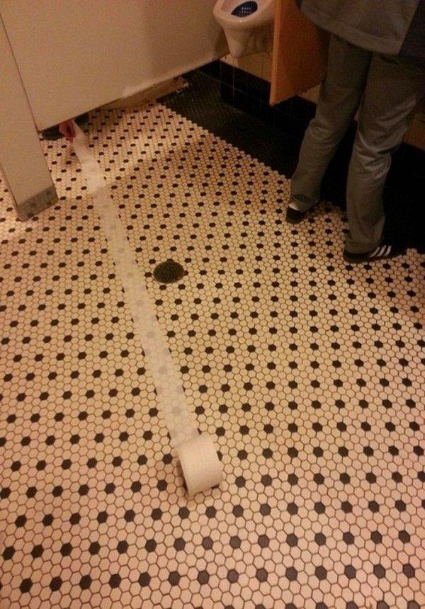 17. Hayatınızı düzene sokmak bu tualet kağıdına ulaşmak kadar kolaydır.