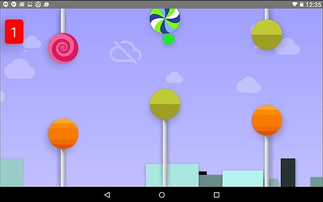 Android'in Lollipop Sürümü ile Gelen Sürpriz Oyun