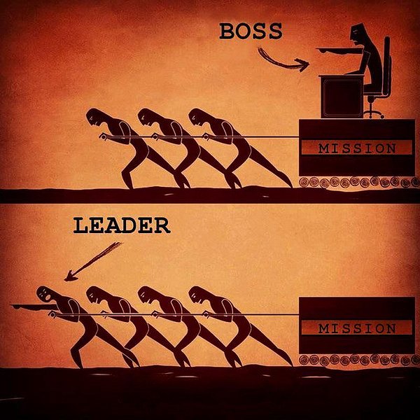 7. Patron yönetir, lider öncülük eder.