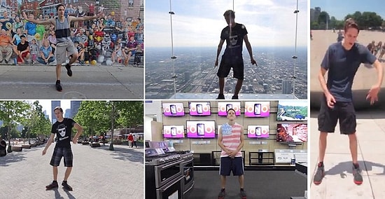 Aynı Dansı 100 Farklı Yerde Yapan Çocuk