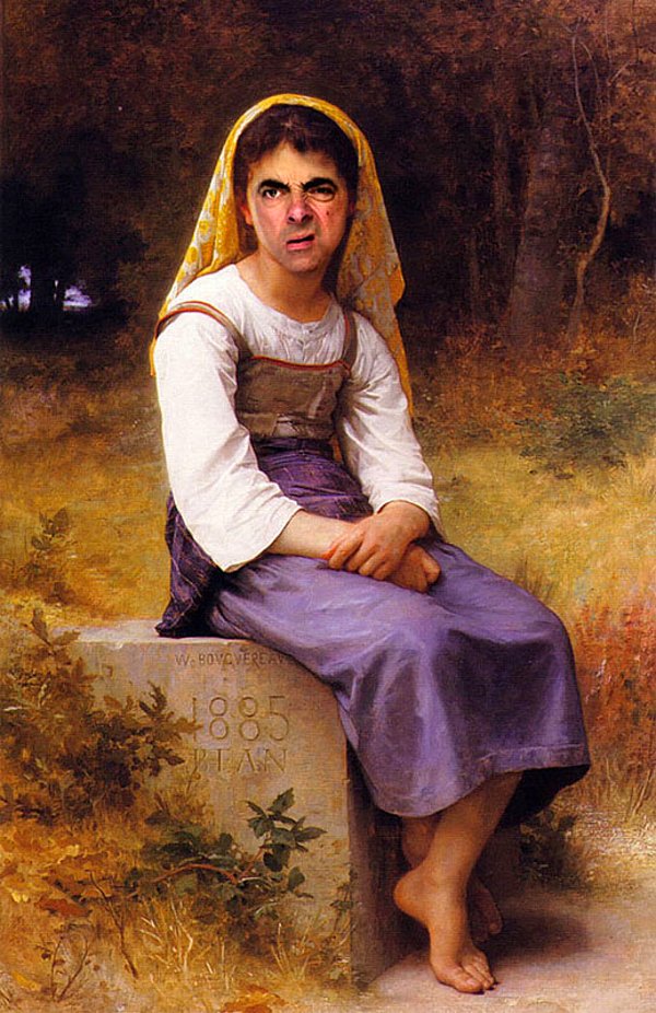 1. Bouguereau, "Meditasyon"