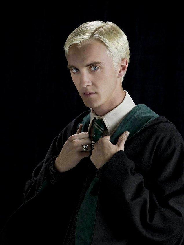 11. Draco Malfoy who turned out to be Harry's half brother, would kill Dudley, whom everyone thought would conquer Hogwarts with a strong army and the support of Voldemort.
